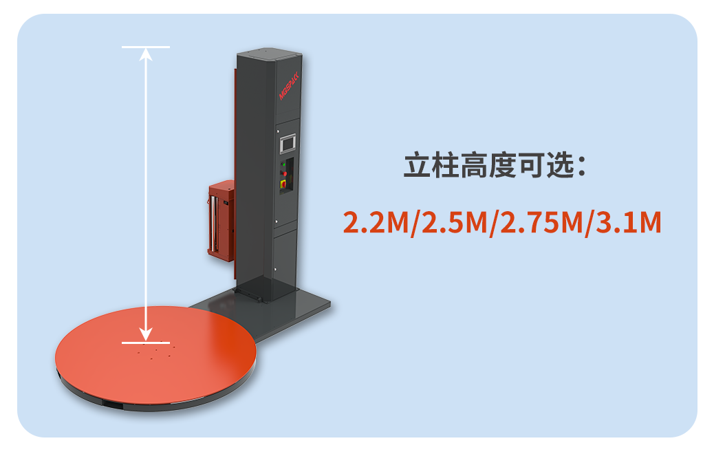 美奇斯托盘缠绕机，省膜！省人??！省心?。?！(图6)